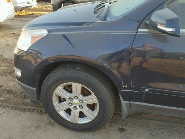 1GNLRFED8AS128243 - 2010 CHEVROLET TRAVERSE L BLACK photo 9