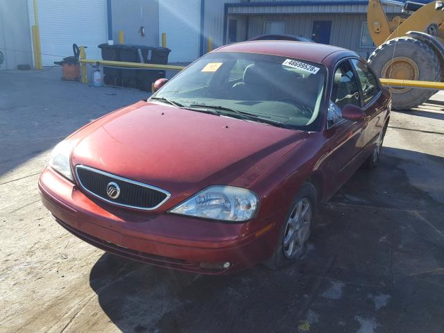 1MEFM55S31A628327 - 2001 MERCURY SABLE LS P MAROON photo 2