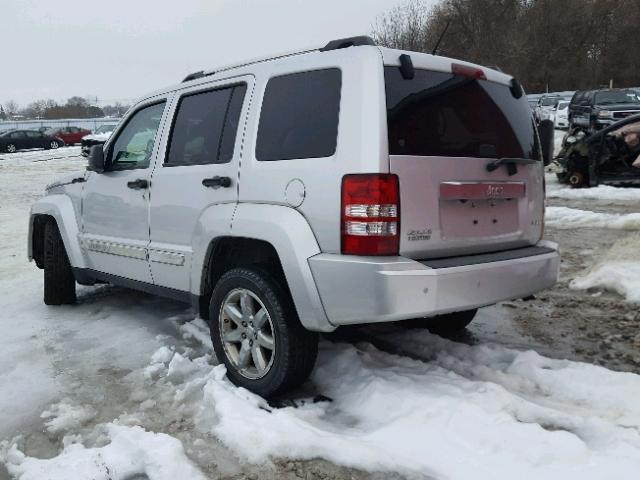 1J8GN58K48W228457 - 2008 JEEP LIBERTY LI SILVER photo 3