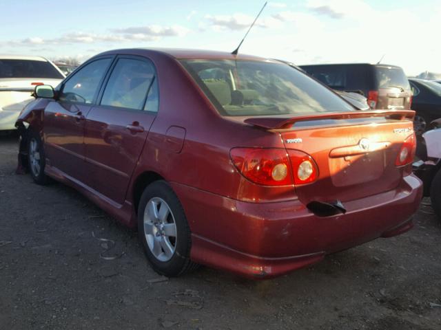 2T1BR32E56C627784 - 2006 TOYOTA COROLLA CE BURGUNDY photo 3