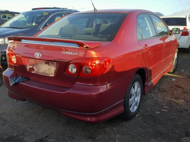 2T1BR32E56C627784 - 2006 TOYOTA COROLLA CE BURGUNDY photo 4