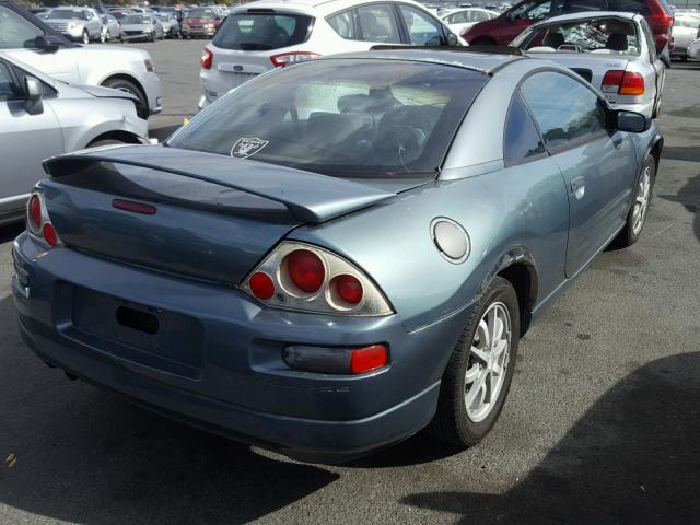 4A3AC44G71E096348 - 2001 MITSUBISHI ECLIPSE GS TEAL photo 4