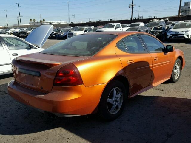 2G2WS522041205414 - 2004 PONTIAC GRAND PRIX ORANGE photo 4