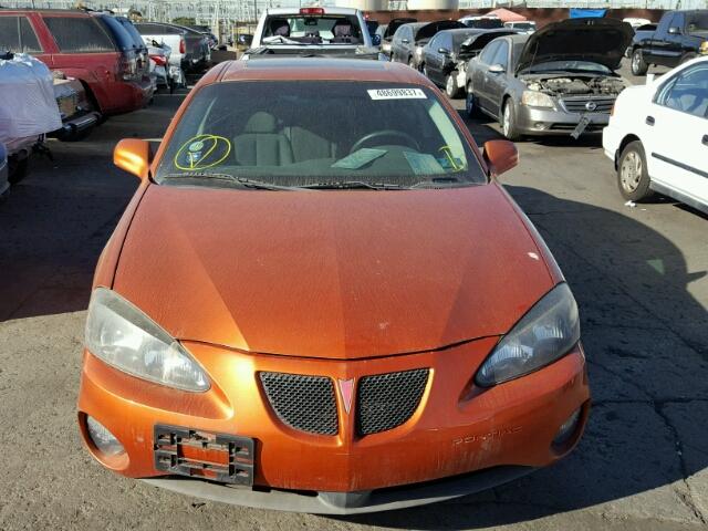 2G2WS522041205414 - 2004 PONTIAC GRAND PRIX ORANGE photo 9