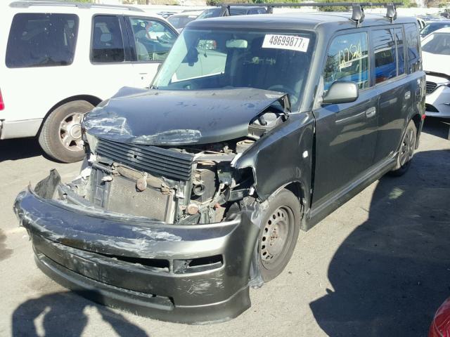 JTLKT324X50191150 - 2005 TOYOTA SCION XB GRAY photo 2