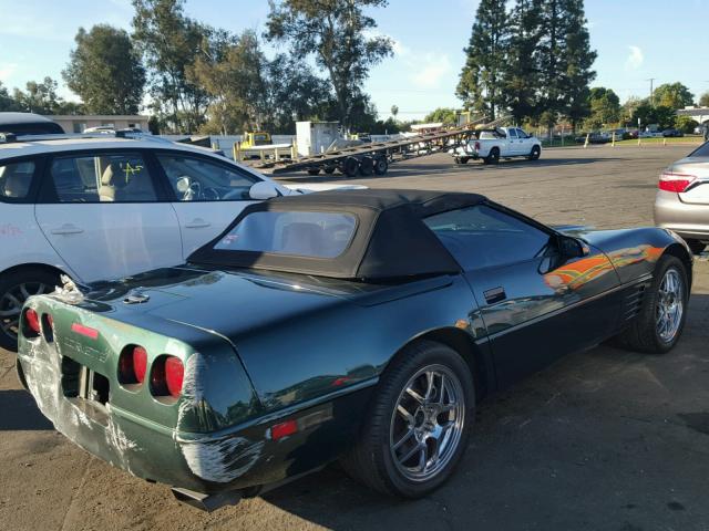 1G1YY33P5N5111846 - 1992 CHEVROLET CORVETTE GREEN photo 4