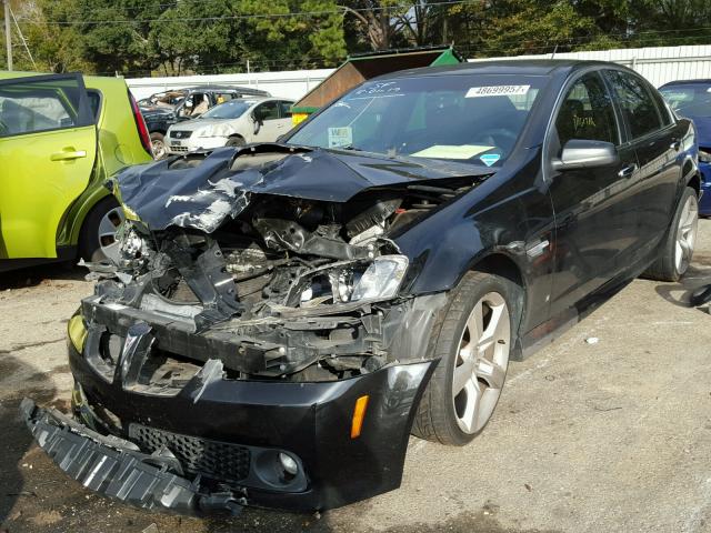 6G2EC57Y48L122044 - 2008 PONTIAC G8 GT BLACK photo 2