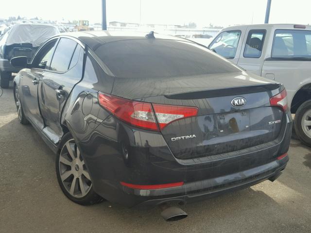 5XXGR4A6XDG136316 - 2013 KIA OPTIMA SX BLACK photo 3