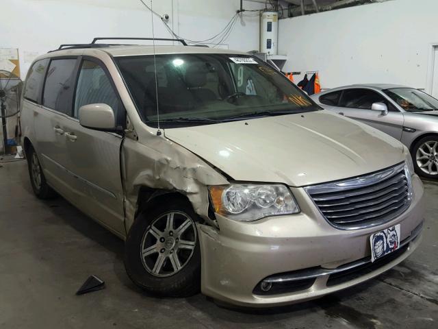 2C4RC1BG0CR282004 - 2012 CHRYSLER TOWN & COU TAN photo 1