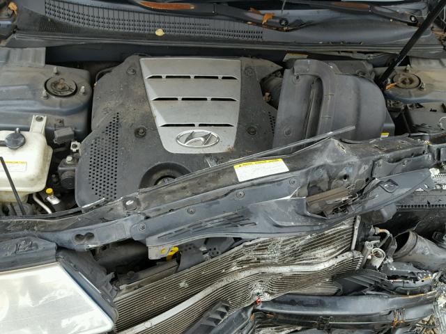 5NPEU46F56H089752 - 2006 HYUNDAI SONATA GLS BLUE photo 7