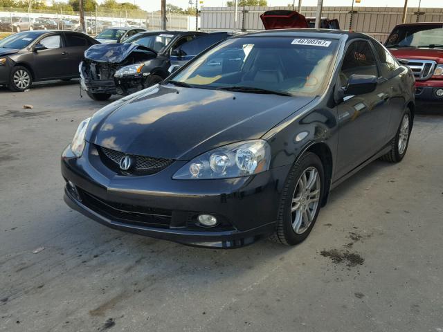 JH4DC54825S017270 - 2005 ACURA RSX BLACK photo 2