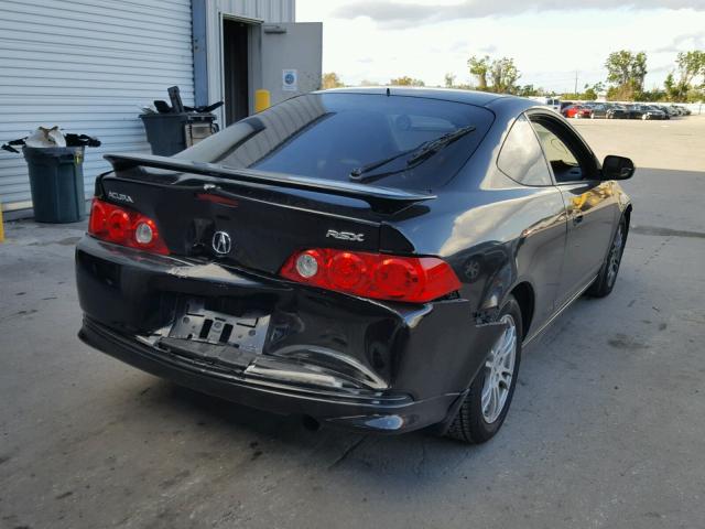 JH4DC54825S017270 - 2005 ACURA RSX BLACK photo 4