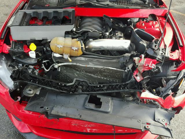 1FA6P8CF5F5303393 - 2015 FORD MUSTANG GT RED photo 7