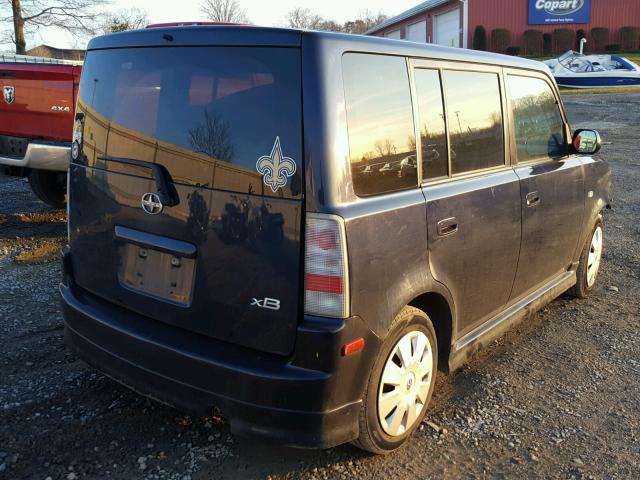JTLKT324X64107290 - 2006 TOYOTA SCION XB Azul foto 4