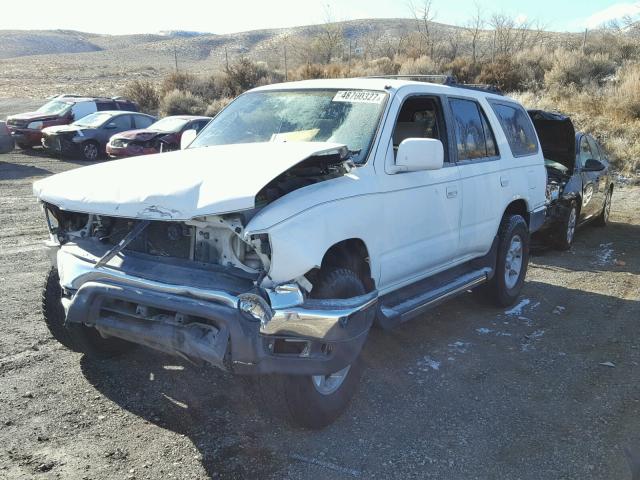 JT3GN86R2X0114259 - 1999 TOYOTA 4RUNNER SR WHITE photo 2