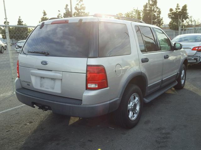 1FMZU63K03UC20551 - 2003 FORD EXPLORER X SILVER photo 4