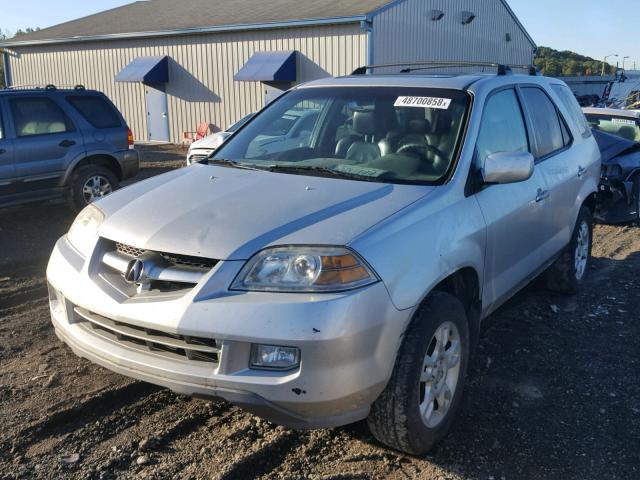 2HNYD18925H549552 - 2005 ACURA MDX TOURIN SILVER photo 2