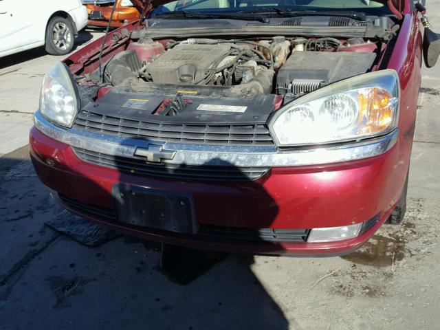 1G1ZU54835F200442 - 2005 CHEVROLET MALIBU LT RED photo 7