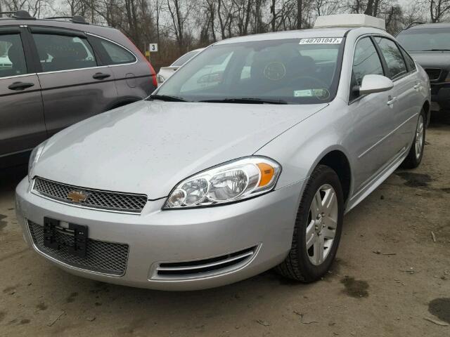 2G1WB5E36C1188108 - 2012 CHEVROLET IMPALA LT SILVER photo 2