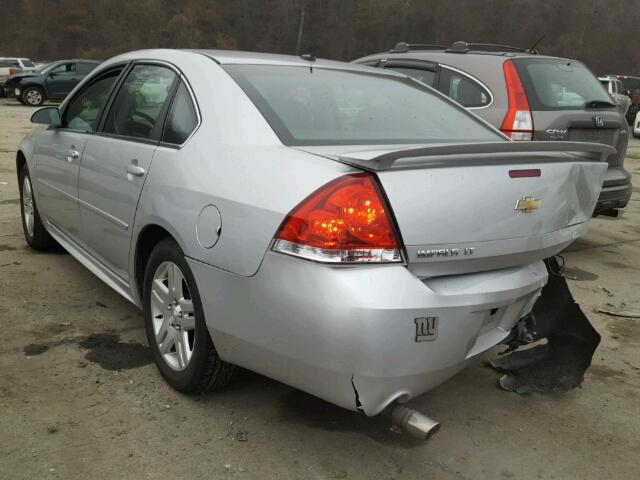 2G1WB5E36C1188108 - 2012 CHEVROLET IMPALA LT SILVER photo 3