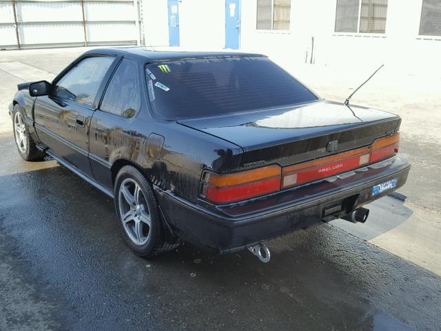 JHMBA4127KC061777 - 1989 HONDA PRELUDE 2. BLACK photo 3