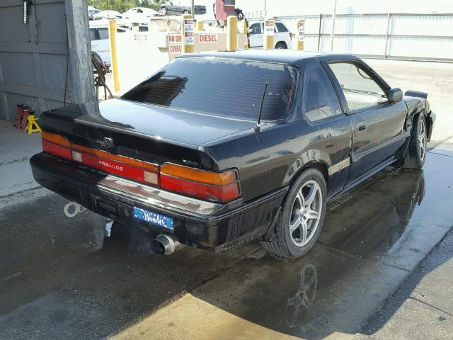 JHMBA4127KC061777 - 1989 HONDA PRELUDE 2. BLACK photo 4