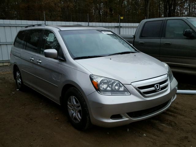 5FNRL38637B446227 - 2007 HONDA ODYSSEY EX SILVER photo 1