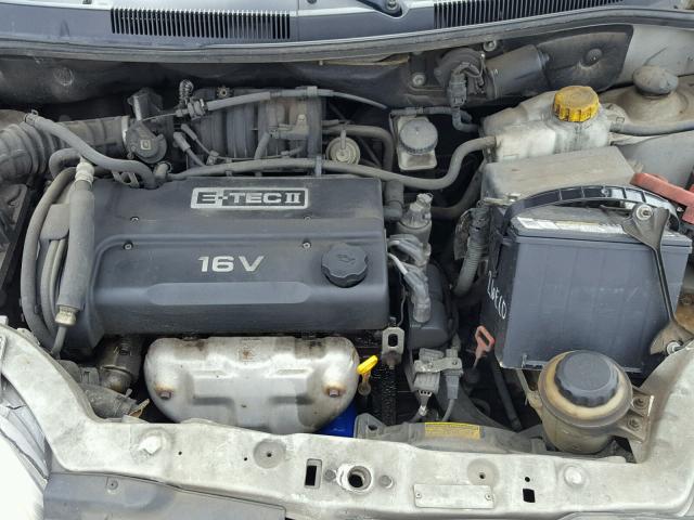 KL1TD52605B327288 - 2005 CHEVROLET AVEO BASE Күміс фото 7