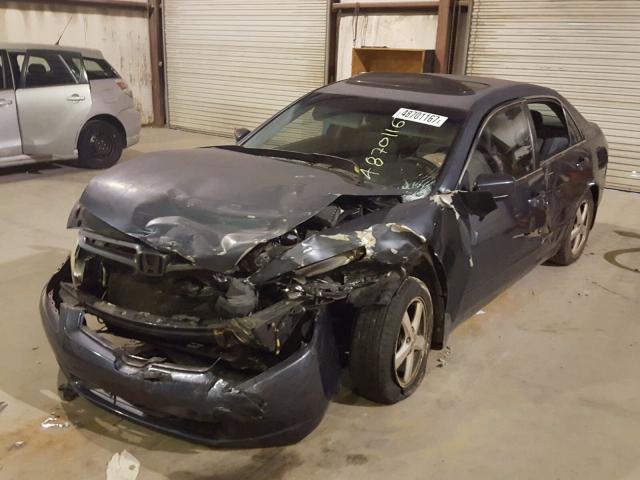 1HGCM56745A012366 - 2005 HONDA ACCORD EX BLUE photo 2