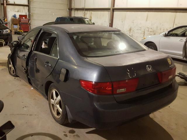 1HGCM56745A012366 - 2005 HONDA ACCORD EX BLUE photo 3