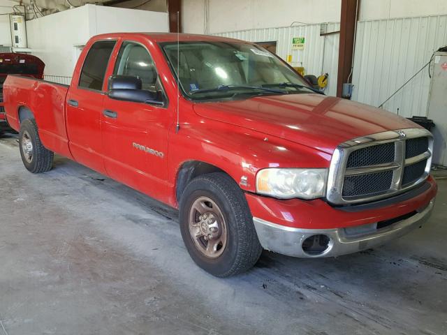 3D7KA28C03G775565 - 2003 DODGE RAM 2500 S RED photo 1