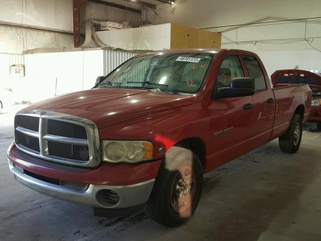 3D7KA28C03G775565 - 2003 DODGE RAM 2500 S RED photo 2