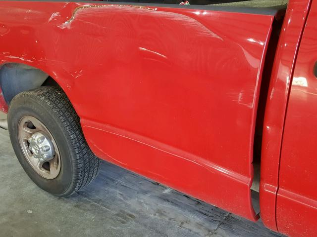 3D7KA28C03G775565 - 2003 DODGE RAM 2500 S RED photo 9