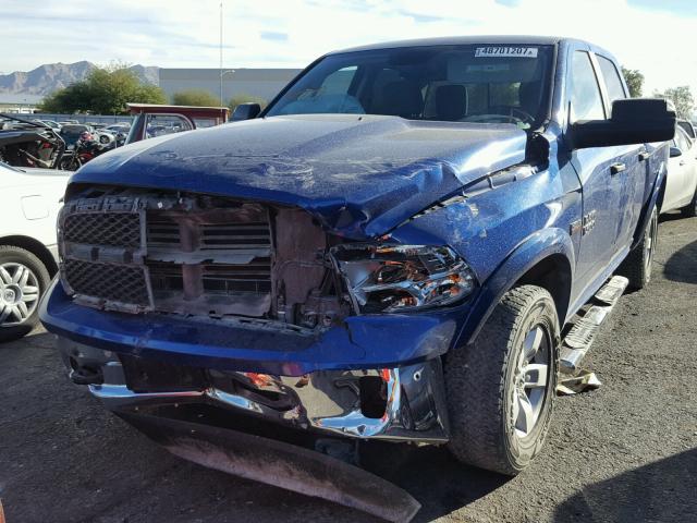 1C6RR7TT4ES289480 - 2014 RAM 1500 SLT BLUE photo 2