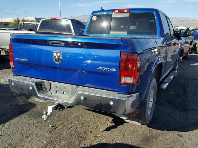 1C6RR7TT4ES289480 - 2014 RAM 1500 SLT BLUE photo 4