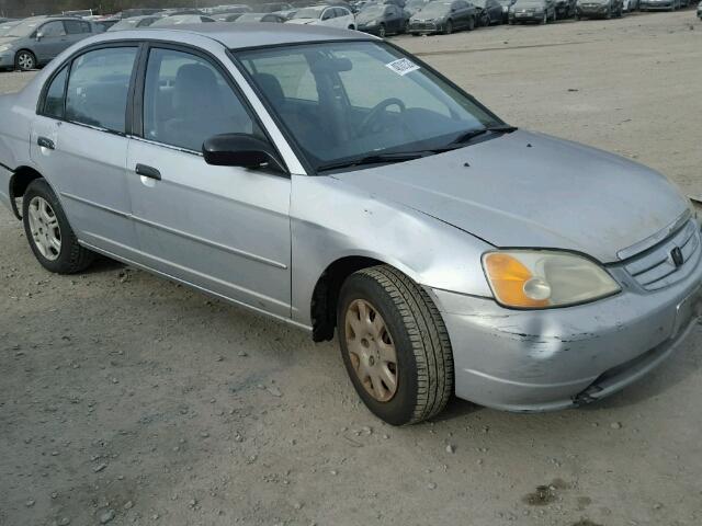 2HGES16521H591648 - 2001 HONDA CIVIC LX GRAY photo 1