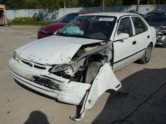 2T1BR12E0YC304069 - 2000 TOYOTA COROLLA VE WHITE photo 2