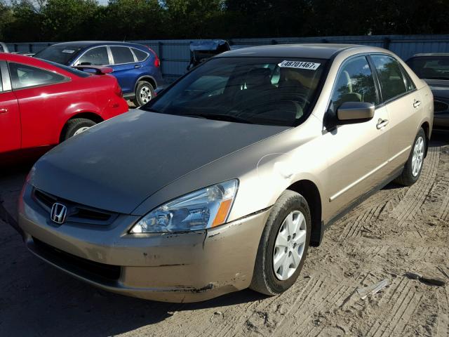 1HGCM56333A065263 - 2003 HONDA ACCORD LX GOLD photo 2