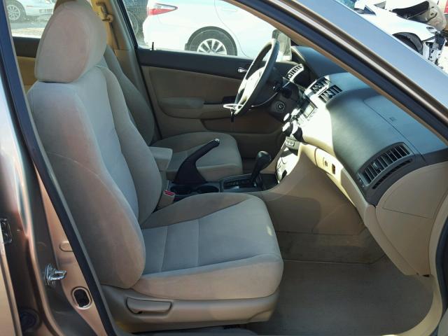 1HGCM56333A065263 - 2003 HONDA ACCORD LX GOLD photo 5