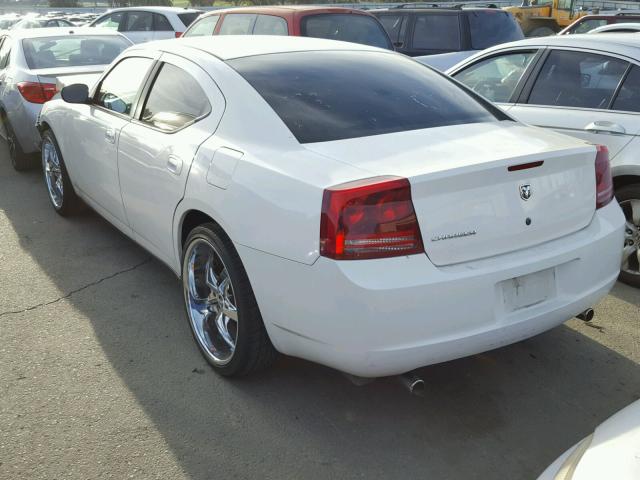 2B3KA43R87H826545 - 2007 DODGE CHARGER SE WHITE photo 3