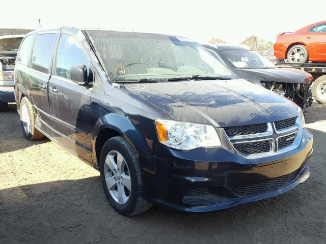 2C4RDGBG3ER230935 - 2014 DODGE GRAND CARA BLUE photo 1