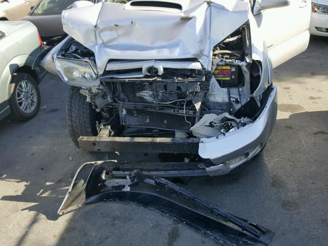 JTEZT14RX58007717 - 2005 TOYOTA 4RUNNER SR SILVER photo 7