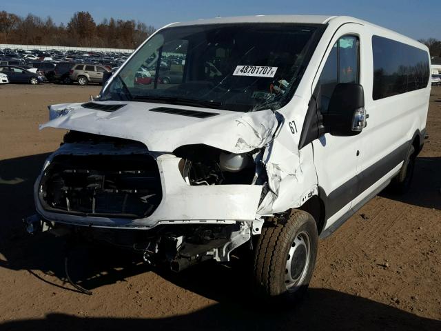 1FBZX2YM3HKA98080 - 2017 FORD TRANSIT T- WHITE photo 2