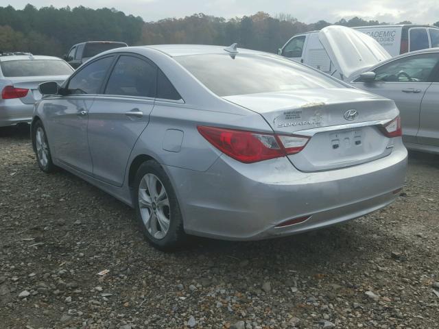 5NPEC4AC2BH003131 - 2011 HYUNDAI SONATA SE 银色 照片 3