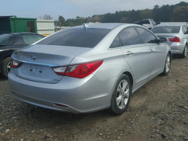 5NPEC4AC2BH003131 - 2011 HYUNDAI SONATA SE 银色 照片 4