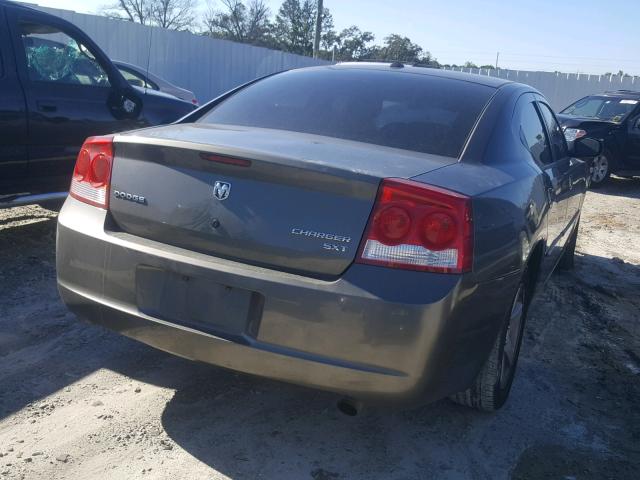 2B3CA3CV8AH227311 - 2010 DODGE CHARGER SX GRAY photo 4