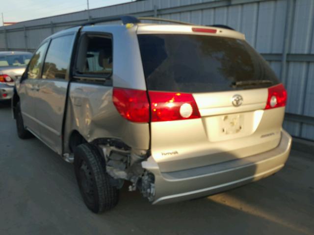 5TDZA23C86S406393 - 2006 TOYOTA SIENNA CE BEIGE photo 3