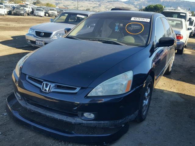 1HGCM66825A002661 - 2005 HONDA ACCORD EX BLACK photo 2