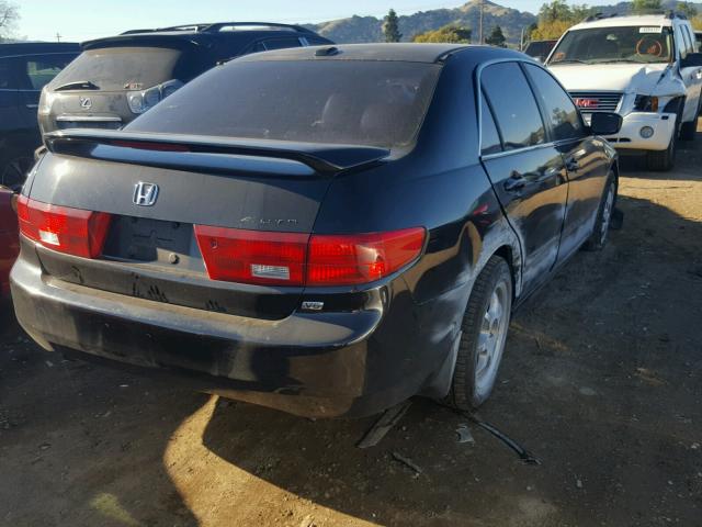 1HGCM66825A002661 - 2005 HONDA ACCORD EX BLACK photo 4