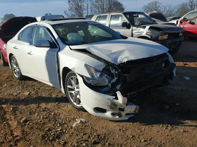 1N4AA5AP9BC855698 - 2011 NISSAN MAXIMA S WHITE photo 1